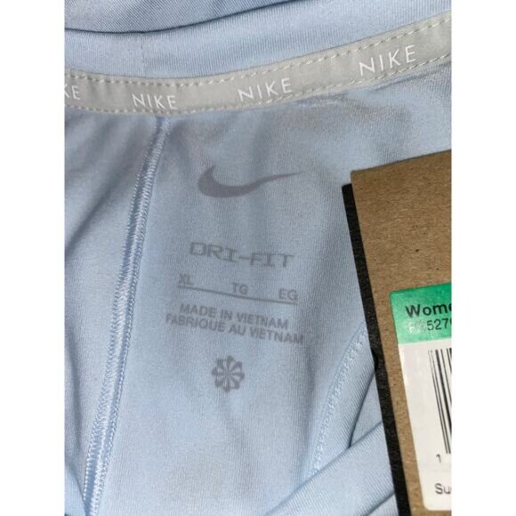 NIKE NWT $52 Dri-Fit size XL Women’s Light Blue Open Back Training Tank Top - Picture 10 of 12
